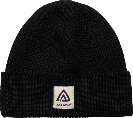 Aclima Explorer Beanie, lue i ull - jet black
