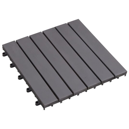 Terrassebord 10 stk gråvasket 30x30 cm heltre akasie Terrassebord 10 stk gråvasket 30x30 cm heltre akasie