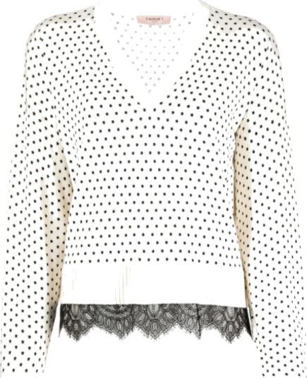 Twinset Dame Strikkevarer Beige L,