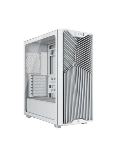 Corsair 3200D RS Miditower Kabinett med Herdet Glass - Hvit Corsair 3200D RS Miditower Kabinett med Herdet Glass - Hvit