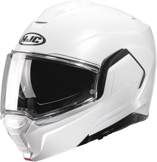 HJC i100 Solid Hjelm XL Hvit HJC i100 Solid Hjelm XL Hvit