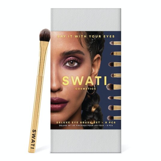 Swati Deluxe Eye Brush Set 8 stk Pensel