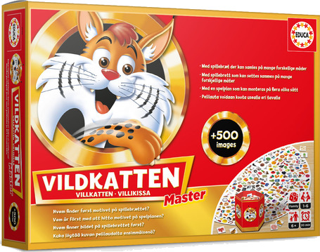Villkatten Master 500 - Familiebrettspill for 2-6 spillere, 5+ år Villkatten Master 500 - Familiebrettspill for 2-6 spillere, 5+ år