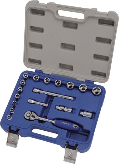 Irimo topnøglesæt 3/8" 18 dele 7-22 mm