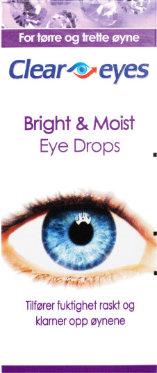 Cleareyes Bright & Moist Eye Drops, 15 ml