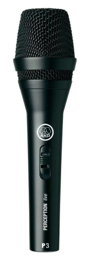 AKG P3 S Dynamisk Håndholdt Vokalmikrofon med Bryter