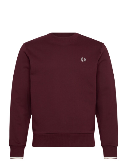 Fred Perry Crew Neck Sweatshirt Burgundy L