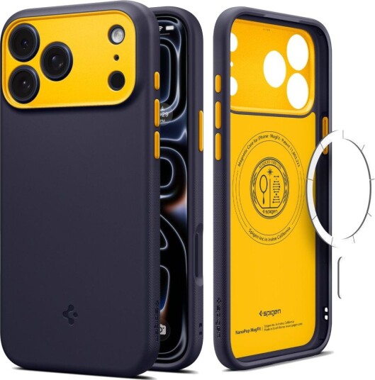 Spigen Nano Pop MagSafe Deksel til iPhone 18 Pro Max/17 Pro Max - Blueberry Navy Spigen Nano Pop MagSafe Deksel til iPhone 18 Pro Max/17 Pro Max - Blueberry Navy