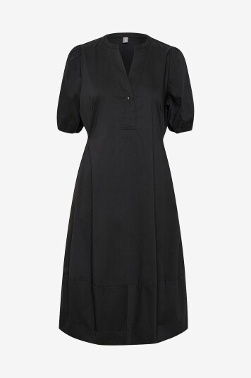 Culture Kjole cuAntoinett SS Placket Svart