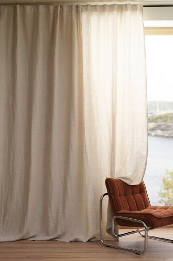 Ellos Home   LEAH målbestilt lingardin   Natur