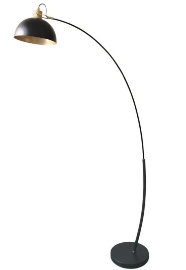 Scanlight Bassano gulvlampe Svart/messing