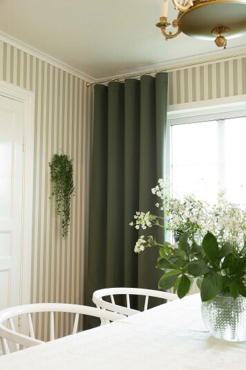 Hasta Gardin Svala recycle 132x250 cm Grønn