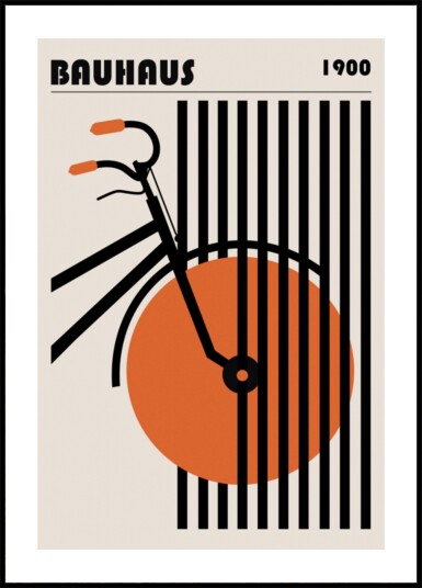 Geometric Bicycle Design Plakat / 70x100