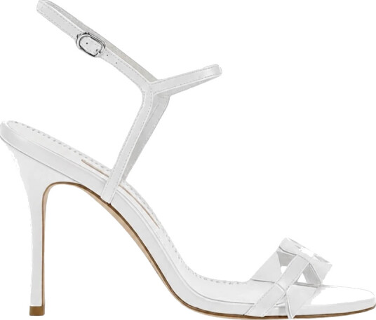 Manolo Blahnik Dame Sko Hvit 39 1/2 EU,