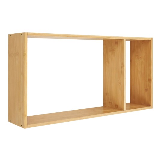 Ember vegghylle 70x15x36 cm natur. Ember vegghylle 70x15x36 cm natur.