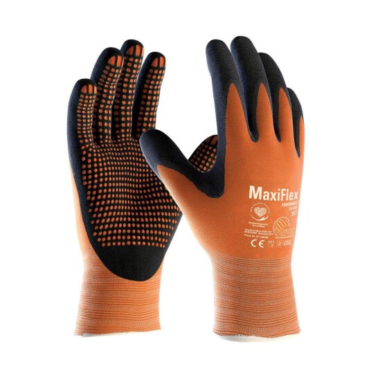 ATG MaxiFlex oransje utholdenhetshansker, 12 par ,SBG-34-848 10