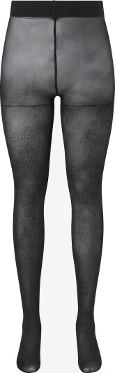 Zizzi Tightser Tights 30 Den Flower Svart