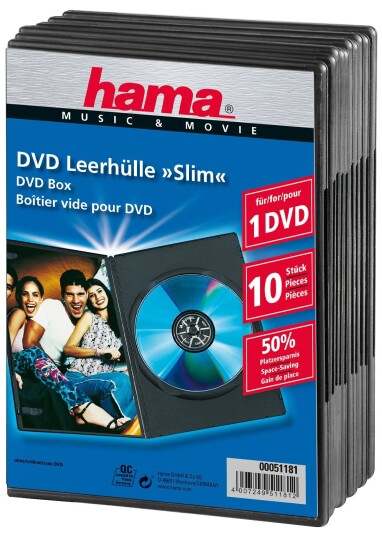 Hama Jewel Slim CD-etui 10 stk. Hama Jewel Slim CD-etui 10 stk.