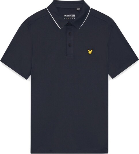 Lyle & Scott Golf Contrast Collar Polo Golf pologenser herre Dark Navy Medium Lyle & Scott Golf Contrast Collar Polo Golf pologenser herre Dark Navy Medium