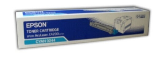 Epson S050244 Tonerkassett cyan 8.000 sider Epson S050244 Tonerkassett cyan 8.000 sider