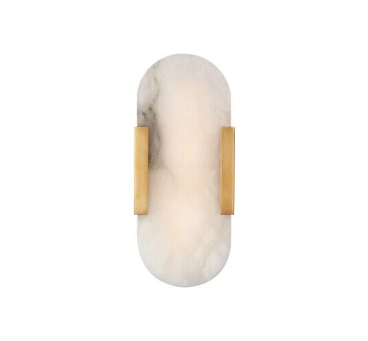 Visual Comfort Melange 10" Elongated Sconce Brass