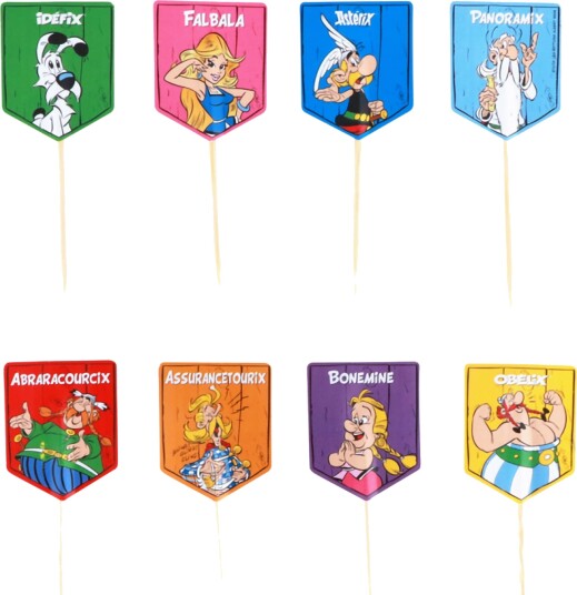 Partypicks Asterix 8 pakning Partypicks Asterix 8 pakning