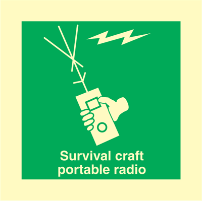 Jo Safety Survival Craft Portable Radio Photoluminescent Rigid PR MM 150 x IMO 103113PRMM Jo Safety Survival Craft Portable Radio Photoluminescent Rigid PR MM 150 x IMO 103113PRMM