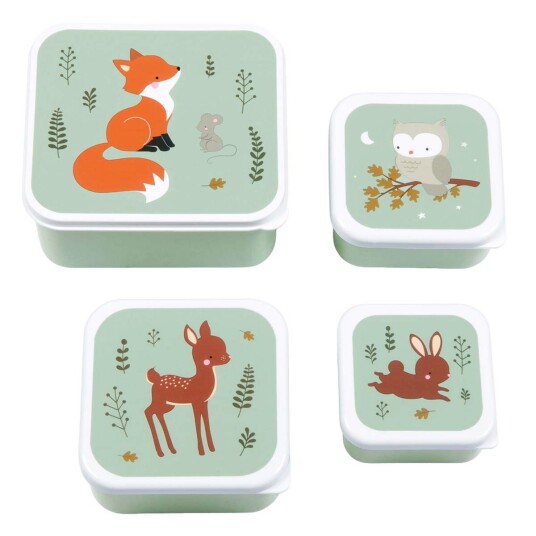 A Little Lovely Company Matbokssett Skogsvenner A Little Lovely Company Matbokssett Skogsvenner