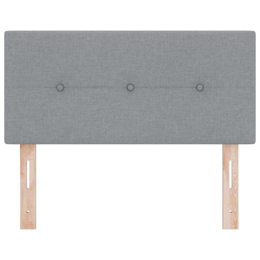 LED Hodegjerde Knapptype Lys Grå 90 cm Stoff LED Hodegjerde Knapptype Lys Grå 90 cm Stoff