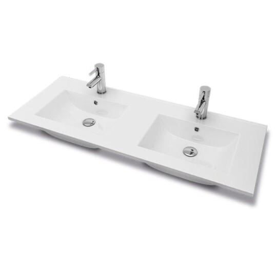 Vikingbad ADA D46 Møbel B60-120cm Hvit Thin H1,8cm 120cm Dobbel