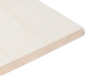 Bergene Holm Kledning rektangulær grunnet gran 19x173 mm klasse 1 hvit