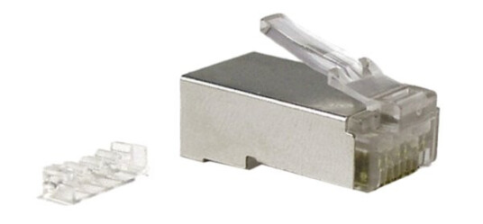 Alantec Wt107 Rj45 Grå Hankjønn Rett Metall 100 Stykker