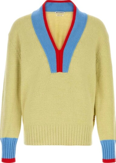 JW Anderson Herre Strikkevarer Grønn L,