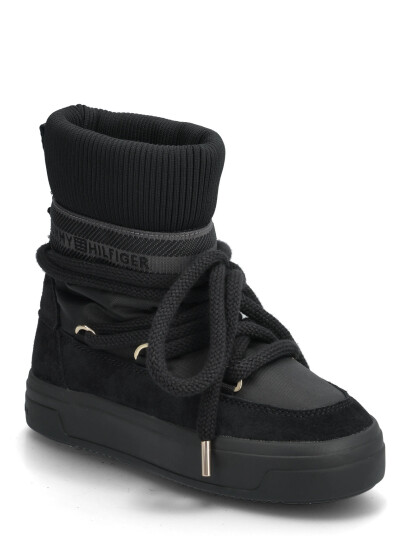 Tommy Hilfiger Tommytech Logotape Snowboot Warm - Black - 36 Tommy Hilfiger Tommytech Logotape Snowboot Warm - Black - 36