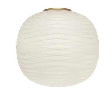 Foscarini Gem Semi MyLight Vegglampe Gull/Hvit Foscarini Gem Semi MyLight Vegglampe Gull/Hvit