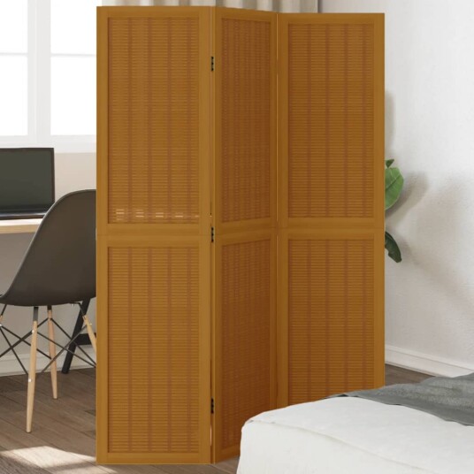 Romdeler 3 paneler brun heltre keisertre 8721012075092