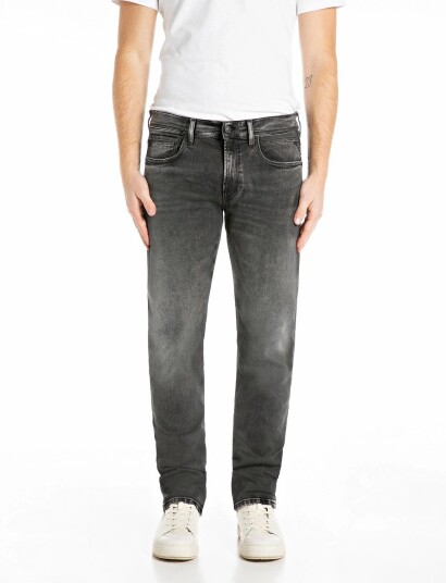 Replay Grover Trousers Straight Hyperflex Original Grey 38 x 32 Replay Grover Trousers Straight Hyperflex Original Grey 38 x 32