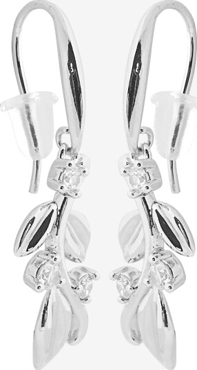 Snö of Sweden Øreringer Minna Crystal Long Ear Sølv Snö of Sweden Øreringer Minna Crystal Long Ear Sølv