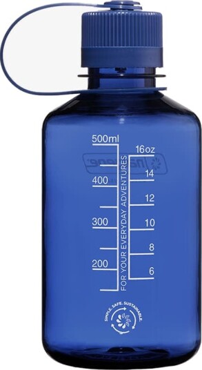 Nalgene 454ml Narrow Mouth Sustain Water Bottle Denim 0.5L, Denim Nalgene 454ml Narrow Mouth Sustain Water Bottle Denim 0.5L, Denim