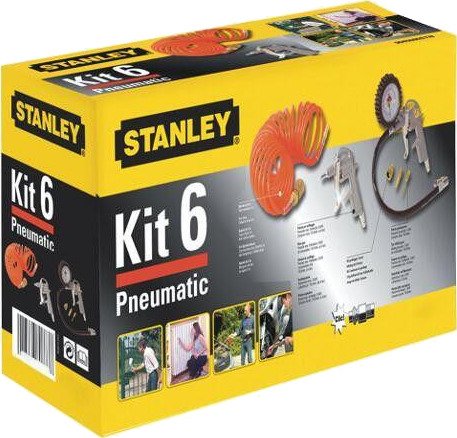 Stanley Pneumatisk Trykkluftsett 6 Deler