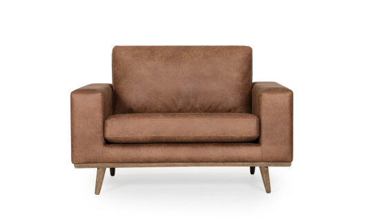 Soffadirekt STOCKHOLM Leather Lenestol Cognac