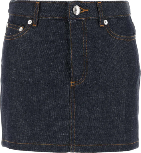 A.p.c. Dame Skjørt Blå S, A.p.c. Dame Skjørt Blå S,