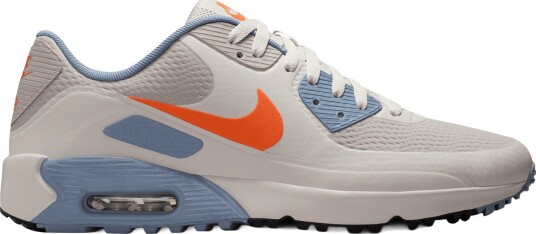 Nike Air Max 90 G Golfsko herre Moon Particle Safety Orange Light Bone