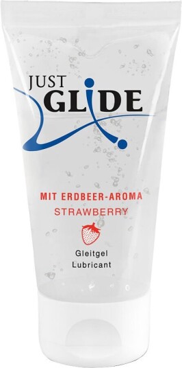 Just Glide Glide: Strawberry Vannbasert Glidmiddel 50 ml