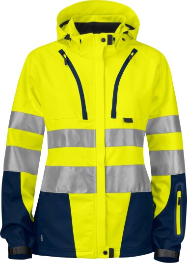 Projob Jakke Dame 6423 En Iso 20471 Kl 3/2 Gul/Marine XS Projob Jakke Dame 6423 En Iso 20471 Kl 3/2 Gul/Marine XS