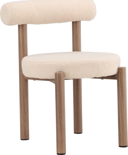 Venture Design Tillo spisestuestol Hvit/tre look Hvit