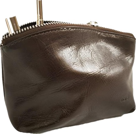 Nord Leather Eksklusiv medium sminkepung i skinn Brun Nord Leather Eksklusiv medium sminkepung i skinn Brun
