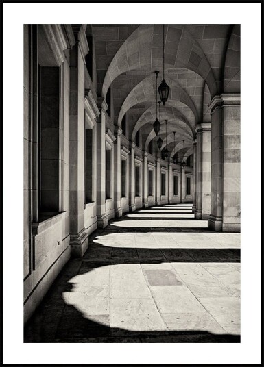 Curved Corridor Poster Plakat / 70x100cm Curved Corridor Poster Plakat / 70x100cm