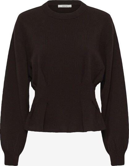 Gestuz Genser GZmanzi waist pullover Brun