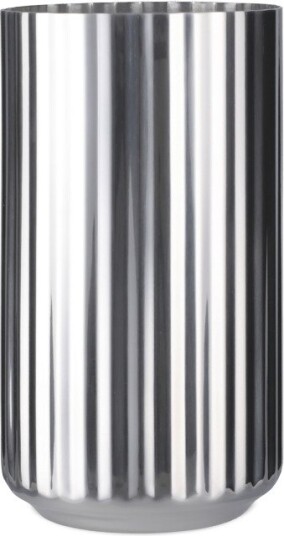 Lyngby Porcelæn Vase 15,5 cm rustfritt stål Lyngby Porcelæn Vase 15,5 cm rustfritt stål